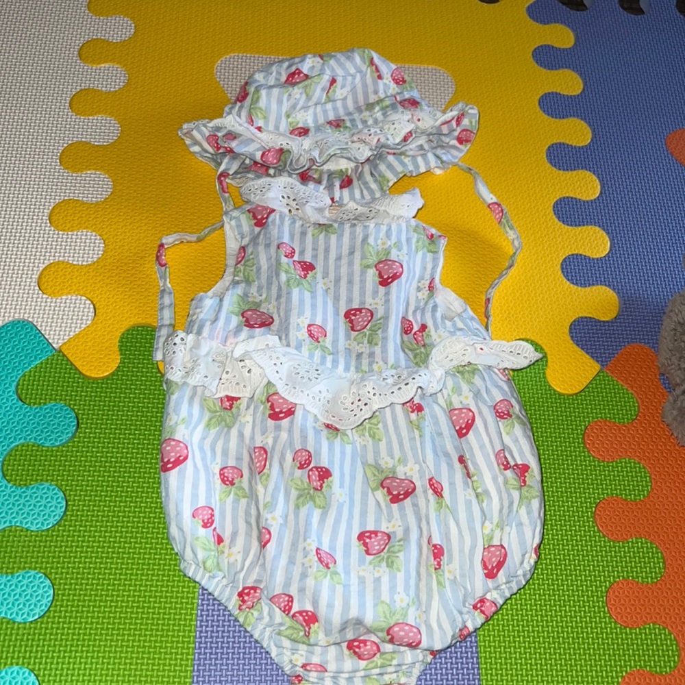 Strawberry romper